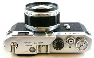 Vintage CANON VI - T Trigger Wind 35mm Camera w/CANON LENS 50mm f:1.  2 4