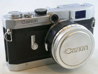 Vintage CANON VI - T Trigger Wind 35mm Camera w/CANON LENS 50mm f:1.  2 6