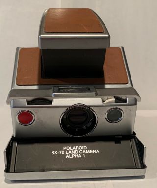 Polaroid Sx - 70 Land Camera Alpha 1 W/62 Flashes - In
