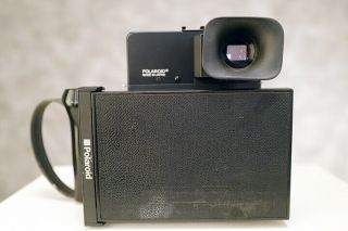 Polaroid 600 Medium Format Camera w/Mamiya 127mm F/4,  7 Lens & Cartridge 3