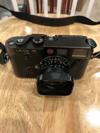Leica M6 Camera With Leitz Summicron - M Lens Or Not