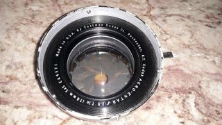 Eastman Kodak Aero - Ektar F:2.  5 178mm 7 " 5x5 Lens