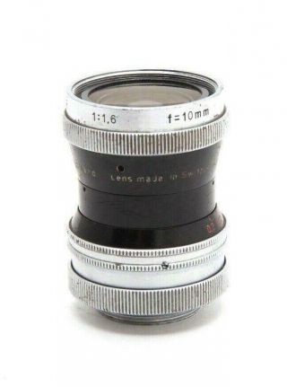 Switar 10mm f1.  6 H16 Reflex Cine Lens 32620 3