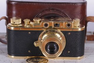 Vintage Leica Berlin Olympiad 1936 Leitz Elmar Lens F = 5,  1:3.  5