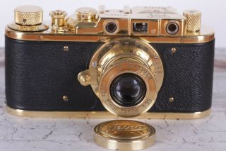 Vintage Leica Berlin Olympiad 1936 Leitz Elmar lens f = 5,  1:3.  5 2