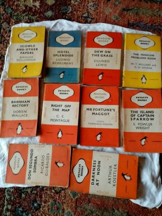 10 Vintage Penguins,  All Penguin Firsts,  1930 