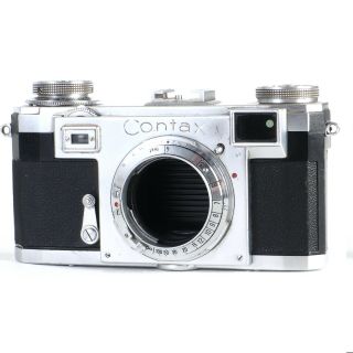 ^ Zeiss Ikon Contax Iia 35mm Rangefinder Camera Black Dial [working Body Only]