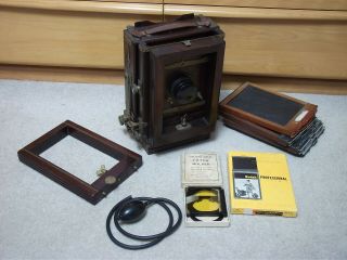 Eastman View Camera No.  2 - D 5x7 With Film Holders And Film Pack