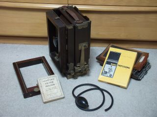 Eastman View Camera No.  2 - D 5x7 with Film Holders and film pack 2