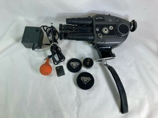 Vintage Beaulieu 4008ZM movie camera w/ Angenieux 8 - 64mm lens 2