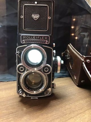 Rolleiflex 2.  8f Tlr Film Camera With Zeiss Planar 80mm F/2.  8 Lens