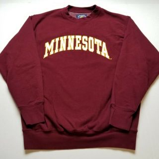Vtg University Of Minnesota Sweatshirt Mens L Steve & Barry 