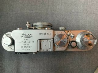 Vintage Leica DRP GmbH Ernst Leitz Wetzlar Germany Camera No.  666872 3