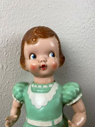 Hard Plastic Walker Doll,  1950 