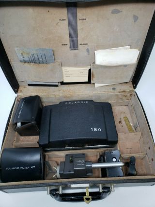 Polaroid Land Camera Model 180 W Case & Key Filter Kits