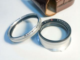 Rollei Rolleiflex Bay Iii Close Up Lens Filter Rolleinar 2 For 2.  8f,  2.  8e,  Etc