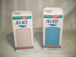 Vintage Liquid Ivory Soap 9 Oz Pump Dispenser Bottle 1989 (2 Ea)