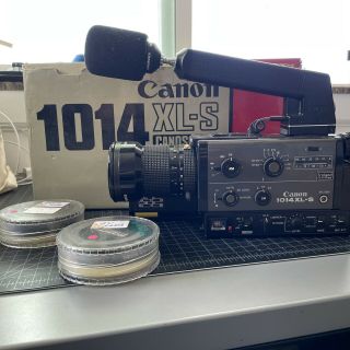 Canon 1014xl - S 8 Film Movie Camera W/additional Lenses