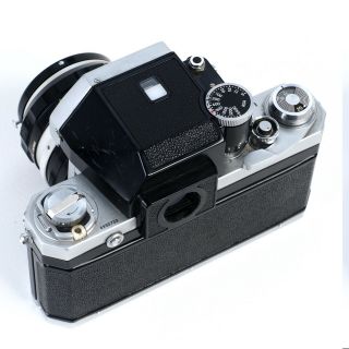 ^ Nikon F 35mm Film SLR Camera w/Nikkor 50mm 1.  4 Auto Lens w/ Photomic Finder 2