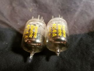 2 Vintage Western Electric 404A Vacuum Tubes with matching date codes 2