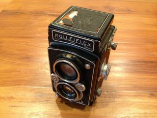 Rolleiflex Drp Drgm Tlr Camera W/ Carl Zeiss 7.  5cm F3.  5 Lens - Only