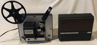 Bell & Howell 8mm Model 461a Movie Motion Picture Projector & Reel 3