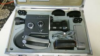 Canon Scoopic 16mm Movie Camera Great With Accessories,  Batteries,  Case