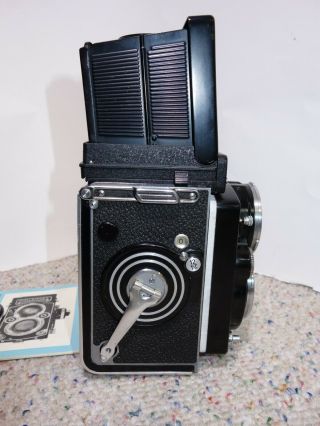 Rollei Rolleiflex 2.  8F TLR Camera Carl Zeiss 80mm f2.  8 DBP DBGM SN - 2472195 6