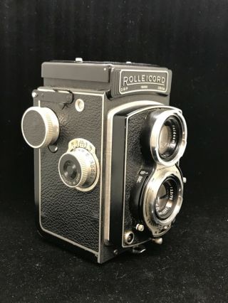 ROLLEI ROLLEICORD IV K3D TLR CAMERA w/75mm F3.  5 XENAR,  GORGEOUS 2
