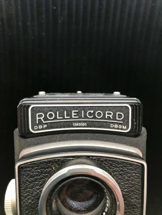 ROLLEI ROLLEICORD IV K3D TLR CAMERA w/75mm F3.  5 XENAR,  GORGEOUS 5