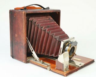 Vintage Conley Safety Folding Box Camera Case & Parts Only