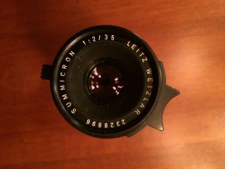 2 Leica Lenses - 1:2/34 (wetzlar) And 1:2.  8/90 (canada)