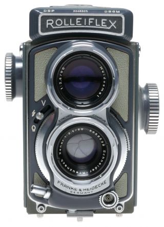 Rolleiflex 4x4 Gray Baby Tlr Model K5 Film Camera
