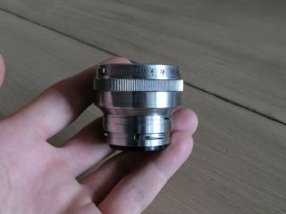 Contax Rangefinder Carl Zeiss Sonnar 5cm f1.  5 Lens,  Please Read 3