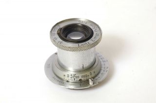C02009 5cm F/3.  5 50mm Leitz Elmar M39 Screw Mount Lens –fungus & Stiff Aperture
