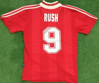 Vintage Liverpool 1995 - 96 Home Football Shirt Rush No9 Small Adult