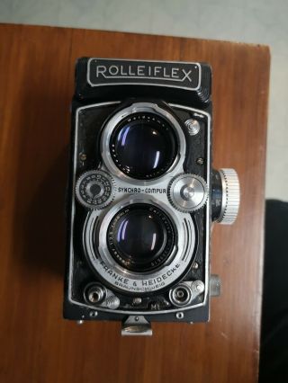 [As - Is] 1954 Rolleiflex 3.  5 Tessar 2