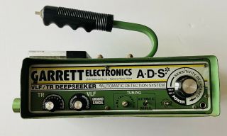 Vintage Garrett Electronics The Discriminator Metal Detector Piece Ads
