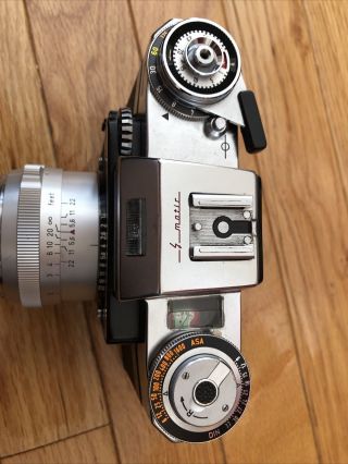 ZEISS IKON CONTAREX ELECTRONIC SLR FILM CAMERA DISTAGON 1:4 f=35mm LENS 3