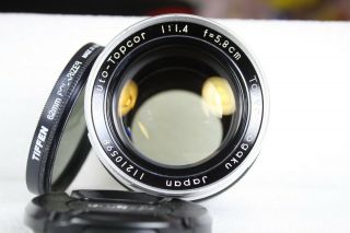 R - - Vintage Re - Auto Topcor 5,  8cm/f1:1.  4 Tokyo Kogaku Japan Lens For Topcon