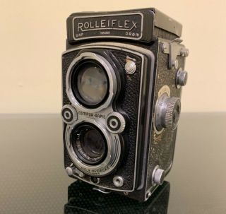 Rolleiflex Tlr Film Camera Schneider - Kreuznach Xenar 1:3.  5/75mm Early Rolleiflex