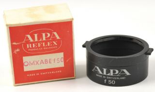 Alpa Reflex Metal Lens Hood W/box Omxabe