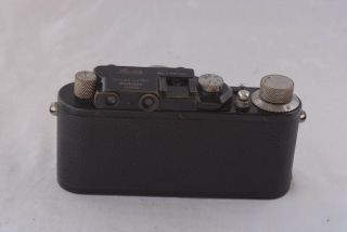 Leica III SM Camera Black Paint 118786 with Nickel 50mm F/3.  5 Elmar Lens 2
