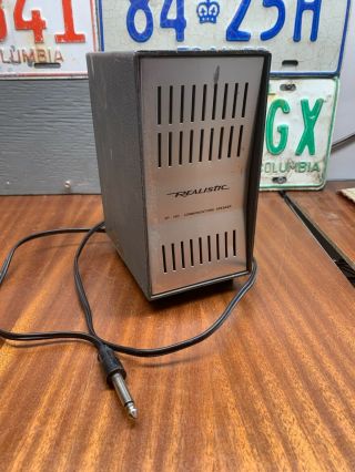 Vintage Realistic Sp - 150 Communication Speaker - Tested/working