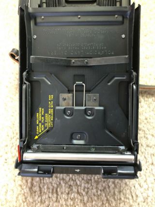 Polaroid Land Camera Model 180 w/Tominon 114mm f4.  5 Lens 5