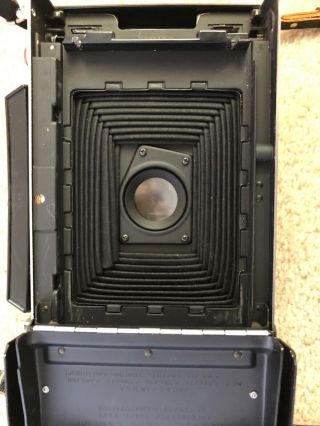 Polaroid Land Camera Model 180 w/Tominon 114mm f4.  5 Lens 6