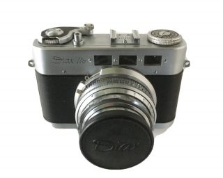 Diax Iib 35mm Rangefinder Film Camera W/ Schneider - Kreuznach Xenon 2.  0 50mm Lens