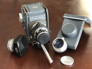 Kalimar Reflex Camera With Case And Bellows