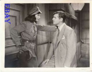 Hedy Lamarr Has Her Hand On Clark Gable Comrade X Vintage Photo