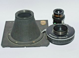 Lens Carl Zeiss Luminar 25mm F3.  5 For Linhof 4x5 Shutter Parts